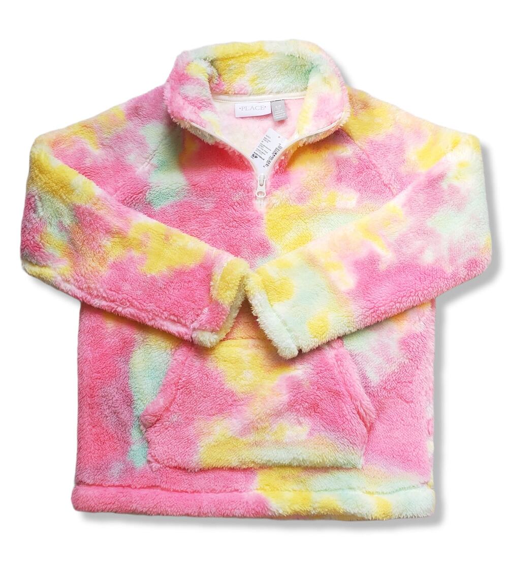 NWT Girls 5/6 Bright Plush Pullover Children's Place